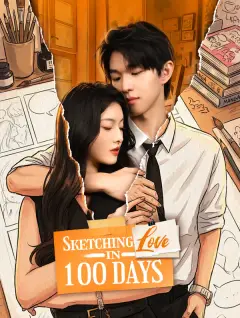 Sketching Love in 100 Days poster