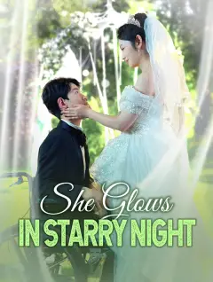 She Glows in Starry Night poster