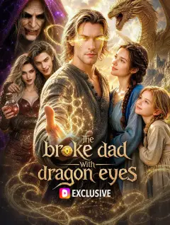 The broke dad with dragon eyes poster