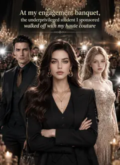 At my engagement banquet, the underprivileged student I sponsored walked off with my haute couture poster